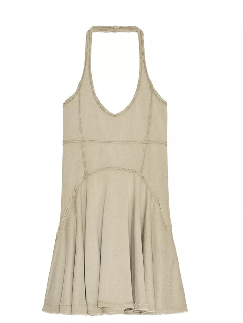 Zara SHORT GODET DRESS